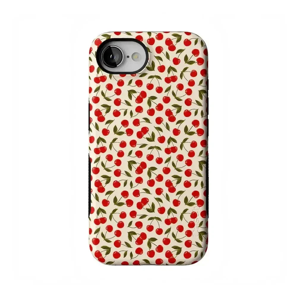 Cherry on Top | Red Cherries Case iPhone Case get.casely Bold Flex + MagSafe® iPhone 16e