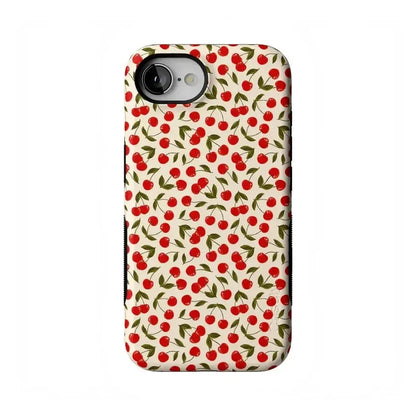 Cherry on Top | Red Cherries Case iPhone Case get.casely Bold Flex + MagSafe® iPhone 16e