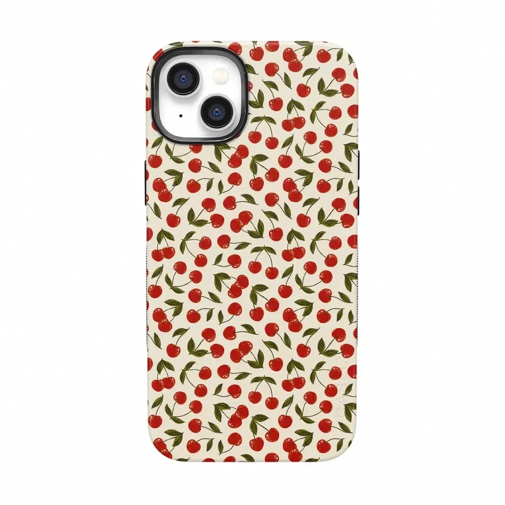 Cherry on Top | Red Cherries Case iPhone Case get.casely Bold + MagSafe® iPhone 14