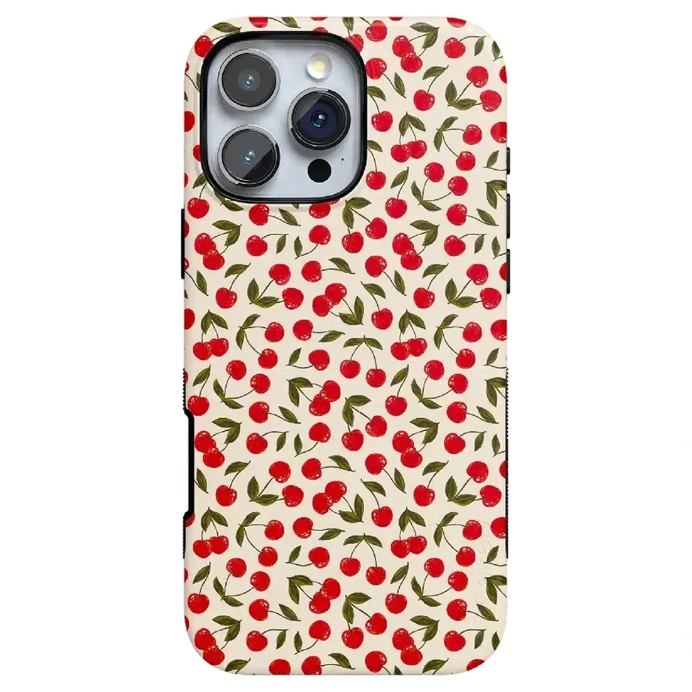 Cherry on Top | Red Cherries Case iPhone Case get.casely Bold + MagSafe® iPhone 16 Pro Max
