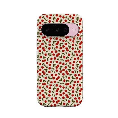 Cherry on Top | Red Cherries Case iPhone Case get.casely Essential + MagSafe® Google Pixel 10