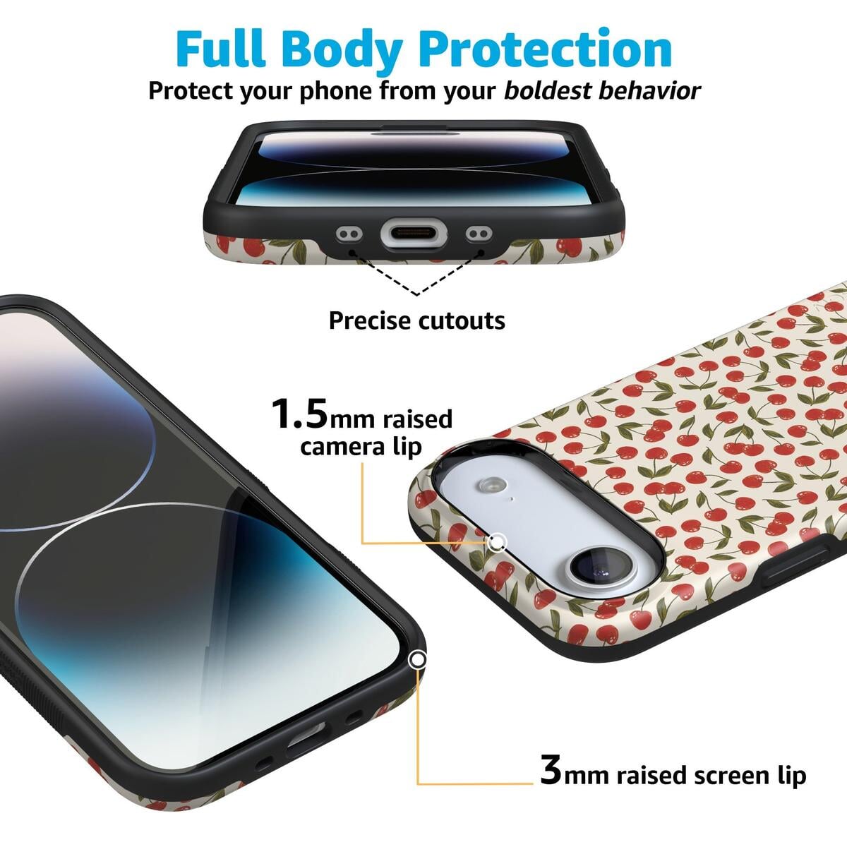 Cherry on Top | Red Cherries Case iPhone Case get.casely