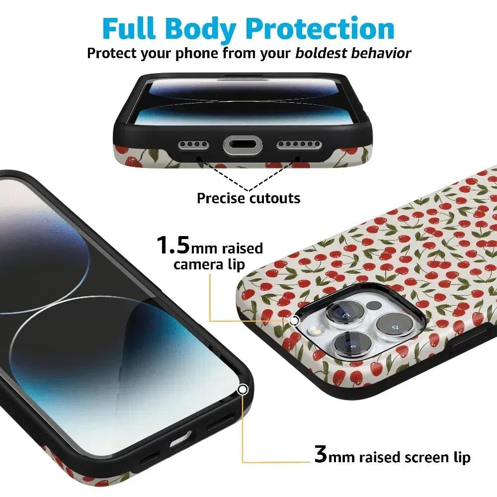 Cherry on Top | Red Cherries Case iPhone Case get.casely