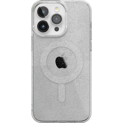 Clear Skies | Clear Shimmer Case iPhone Case get.casely Classic + MagSafe® iPhone 15 Pro