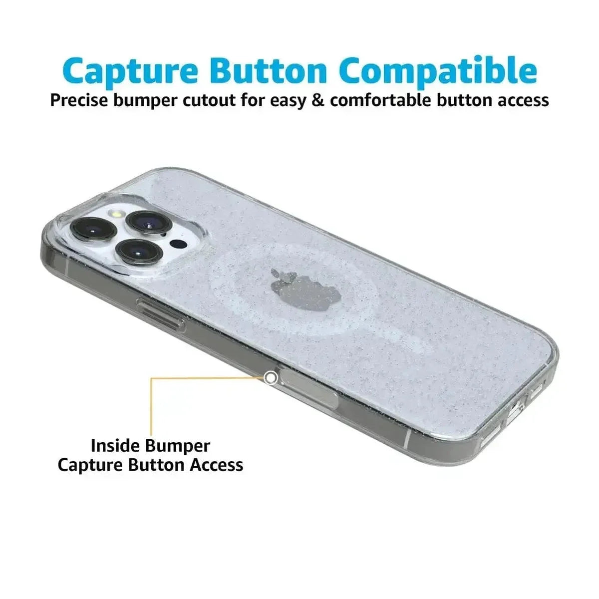Clear Skies | Clear Shimmer Case iPhone Case get.casely