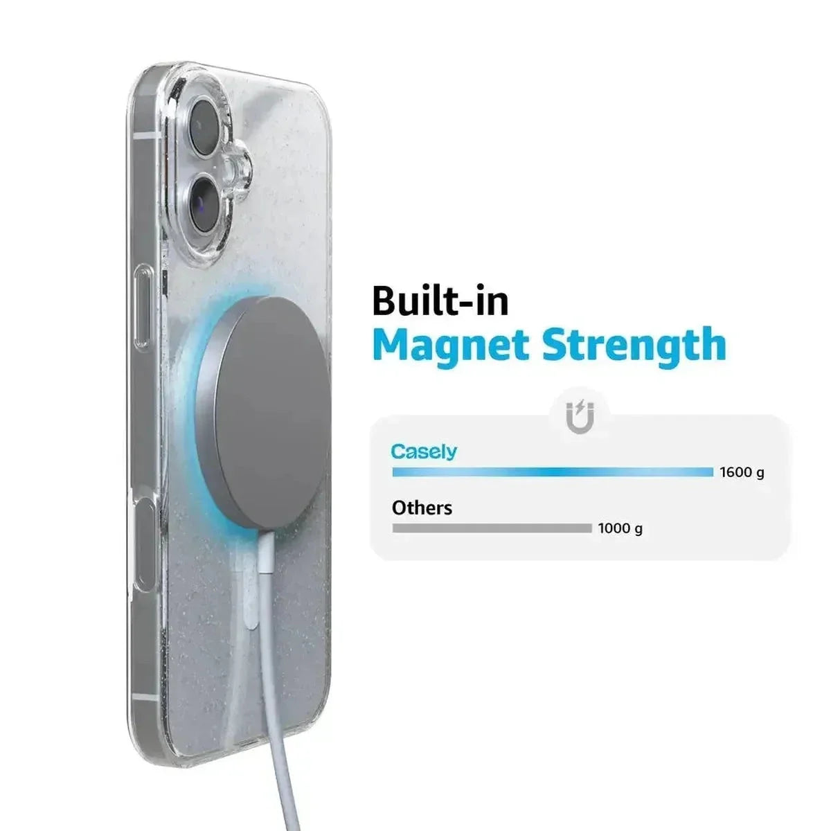 Clear Skies | Clear Shimmer Case iPhone Case get.casely