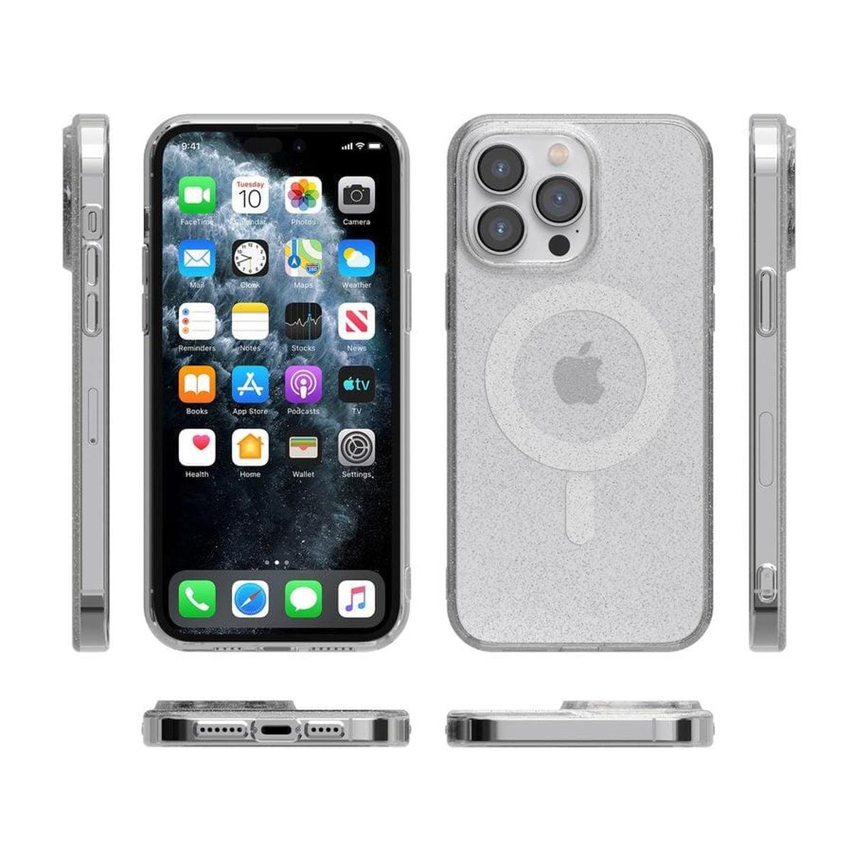 Clear Skies | Clear Shimmer Case iPhone Case get.casely