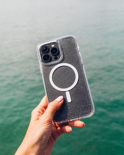 Clear Skies | Clear Shimmer Case iPhone Case get.casely