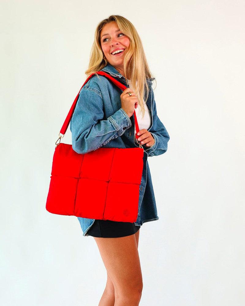 Cloud Carryall | Cherry Laptop Bag get.casely