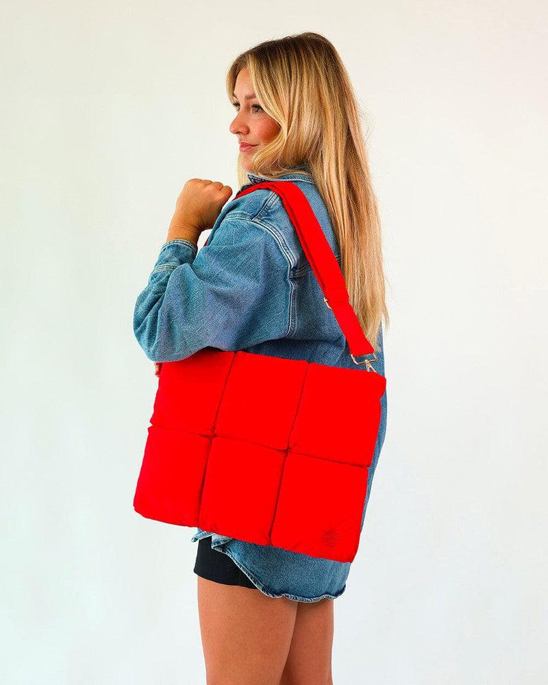 Cloud Carryall | Cherry Laptop Bag get.casely
