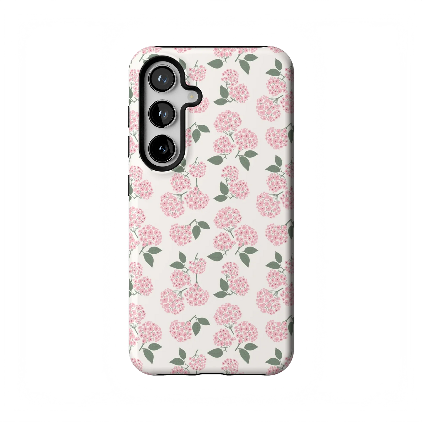 Nantucket Cottage | Pink Hydrangea Case - Galaxy S23