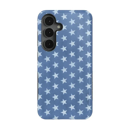 Coastal Blues | Denim Stars Case Phone Case Casetry Bold Flex + MagSafe® Galaxy S25
