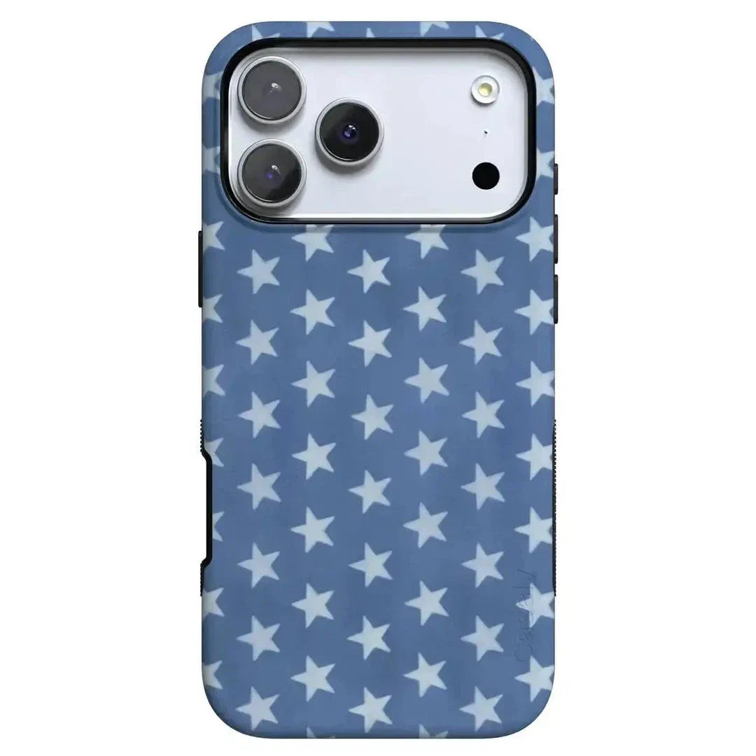 Coastal Blues | Denim Stars Case Phone Case Casetry Bold Flex + MagSafe® iPhone 17 Pro Max