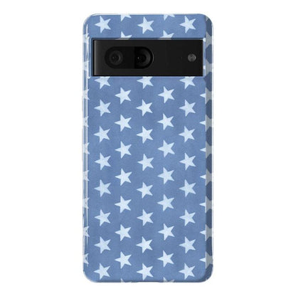 Coastal Blues | Denim Stars Case Phone Case Casetry Essential Google Pixel 7