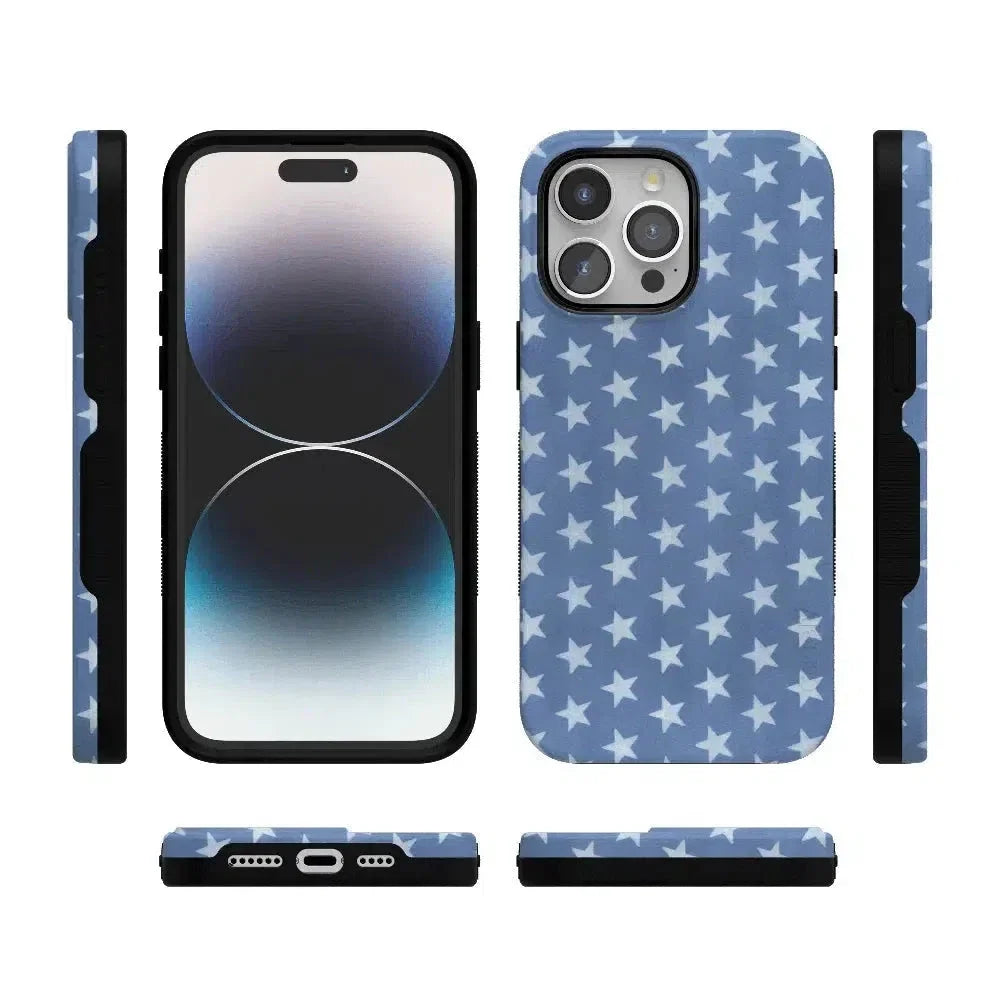 Coastal Blues | Denim Stars Case Phone Case Casetry