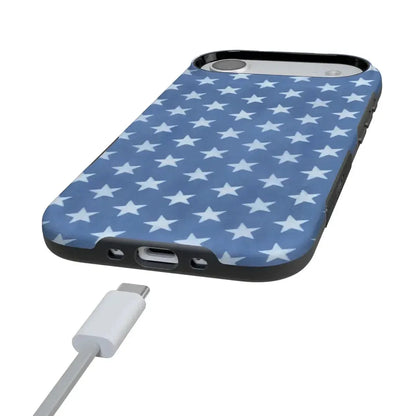 Coastal Blues | Denim Stars Case Phone Case Casetry