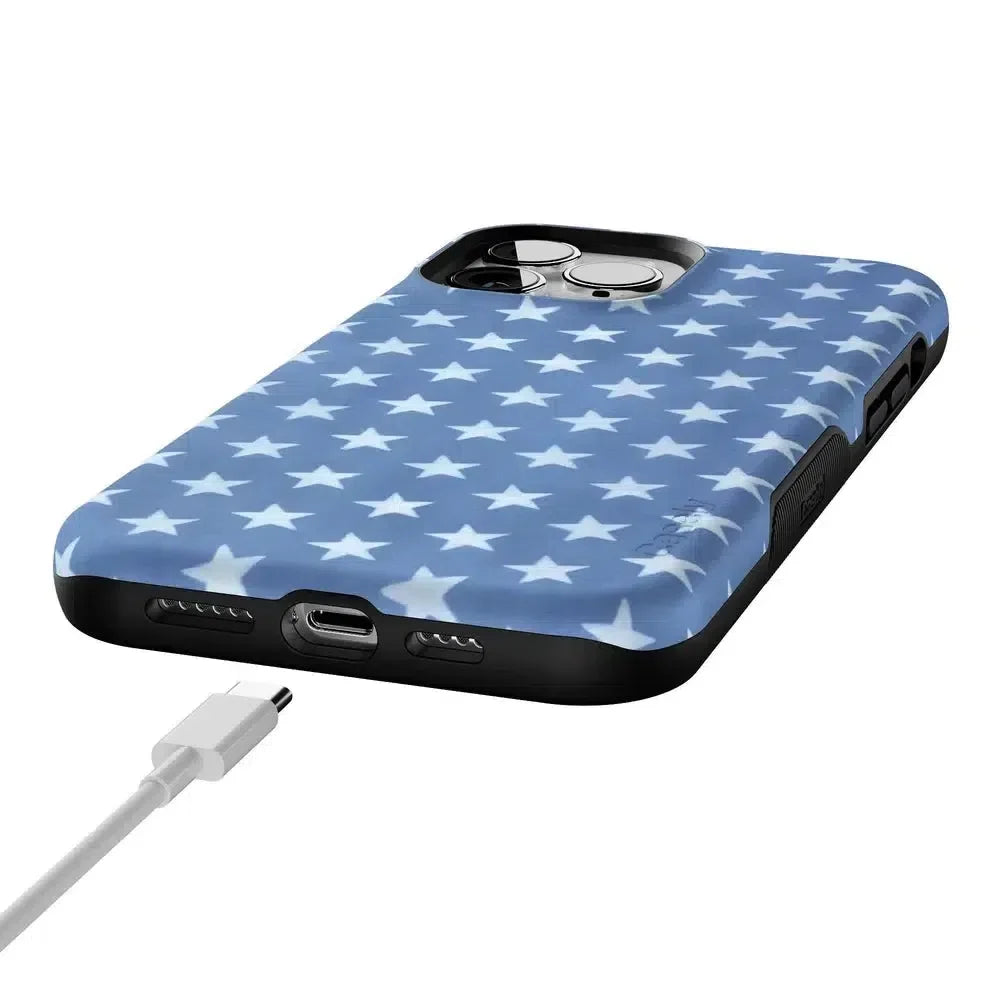 Coastal Blues | Denim Stars Case Phone Case Casetry
