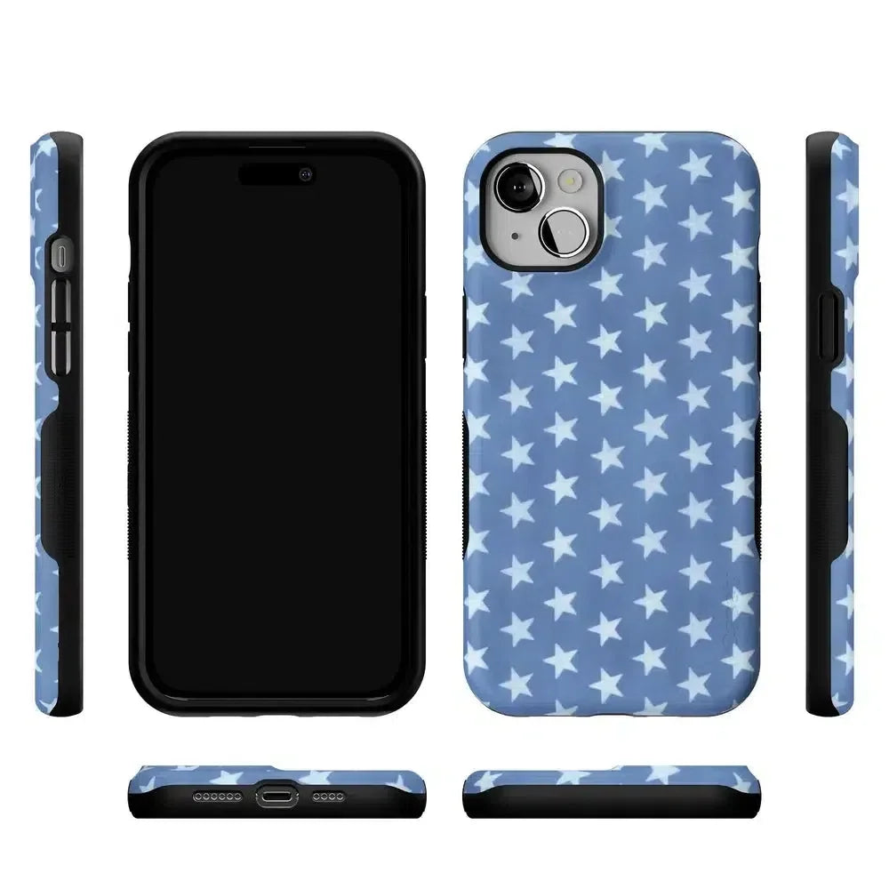 Coastal Blues | Denim Stars Case Phone Case Casetry