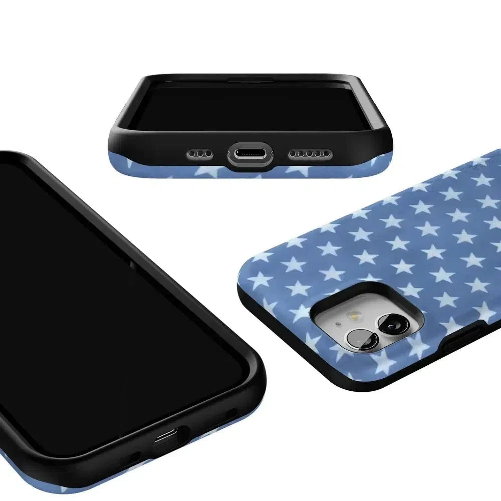 Coastal Blues | Denim Stars Case Phone Case Casetry
