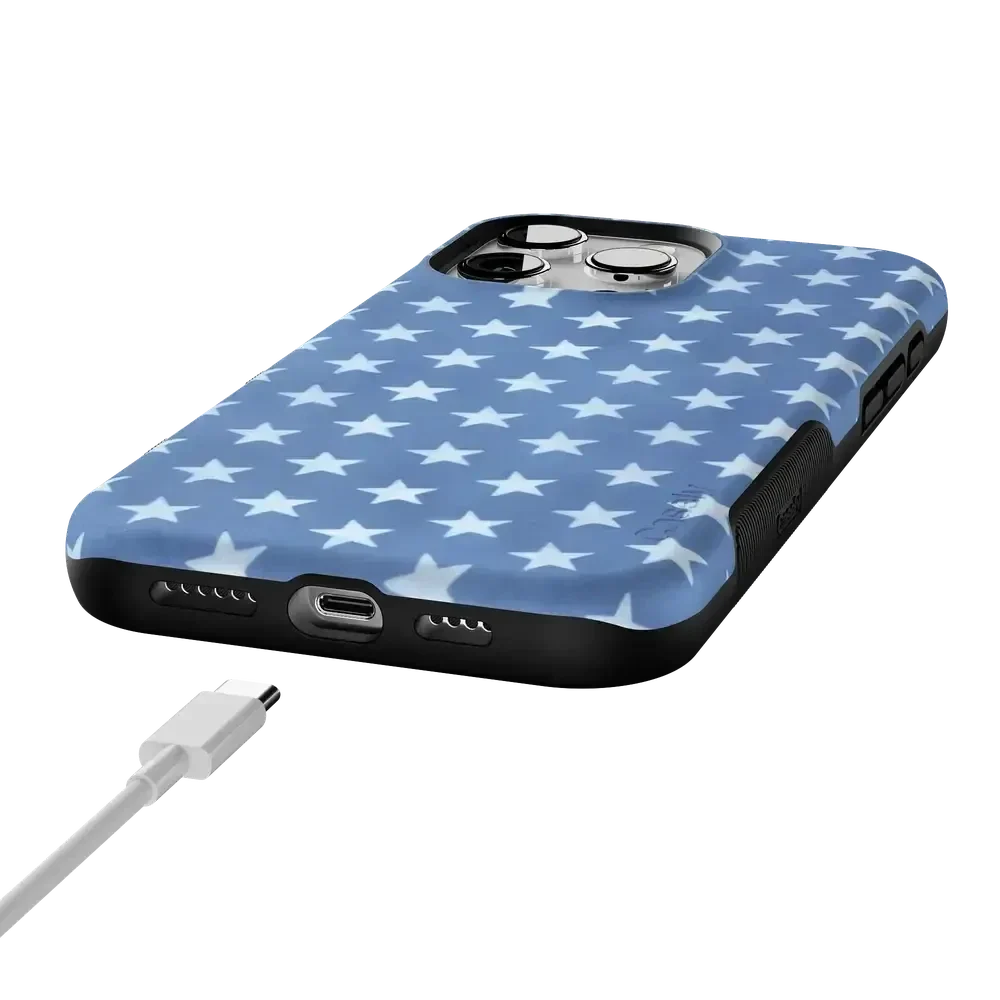 Coastal Blues | Denim Stars Case Phone Case Casetry