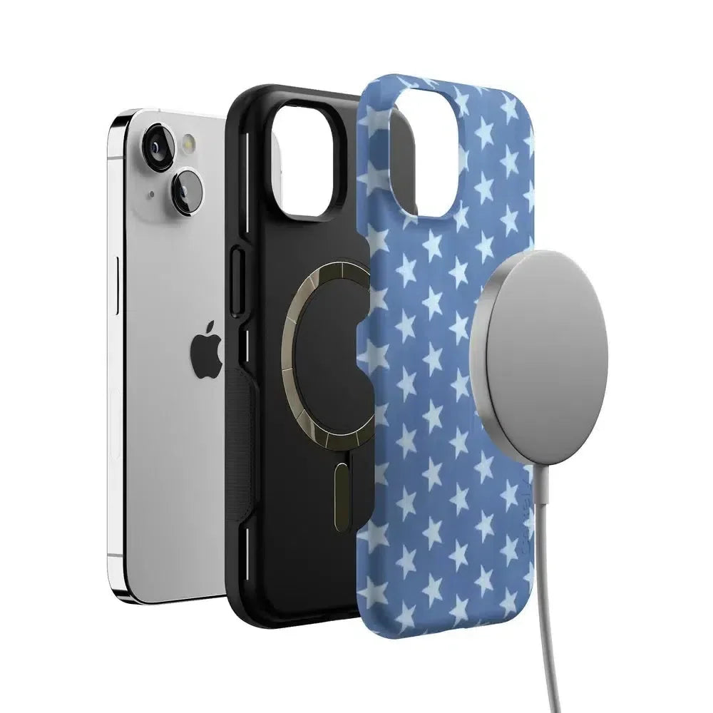 Coastal Blues | Denim Stars Case Phone Case Casetry