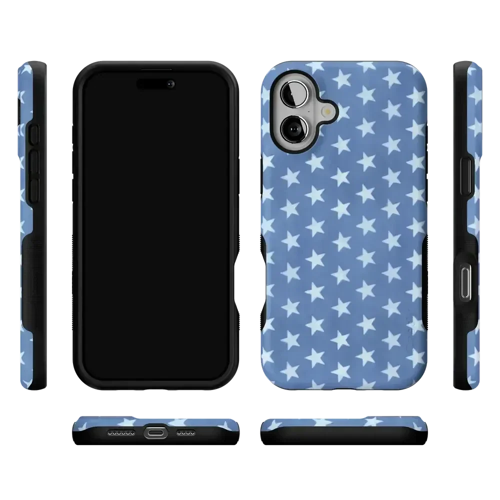 Coastal Blues | Denim Stars Case Phone Case Casetry