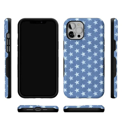 Coastal Blues | Denim Stars Case Phone Case Casetry