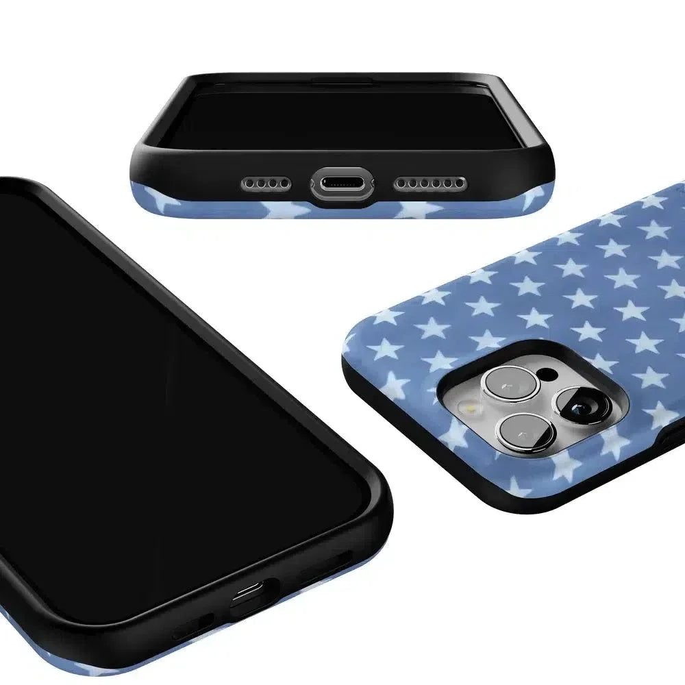 Coastal Blues | Denim Stars Case Phone Case Casetry