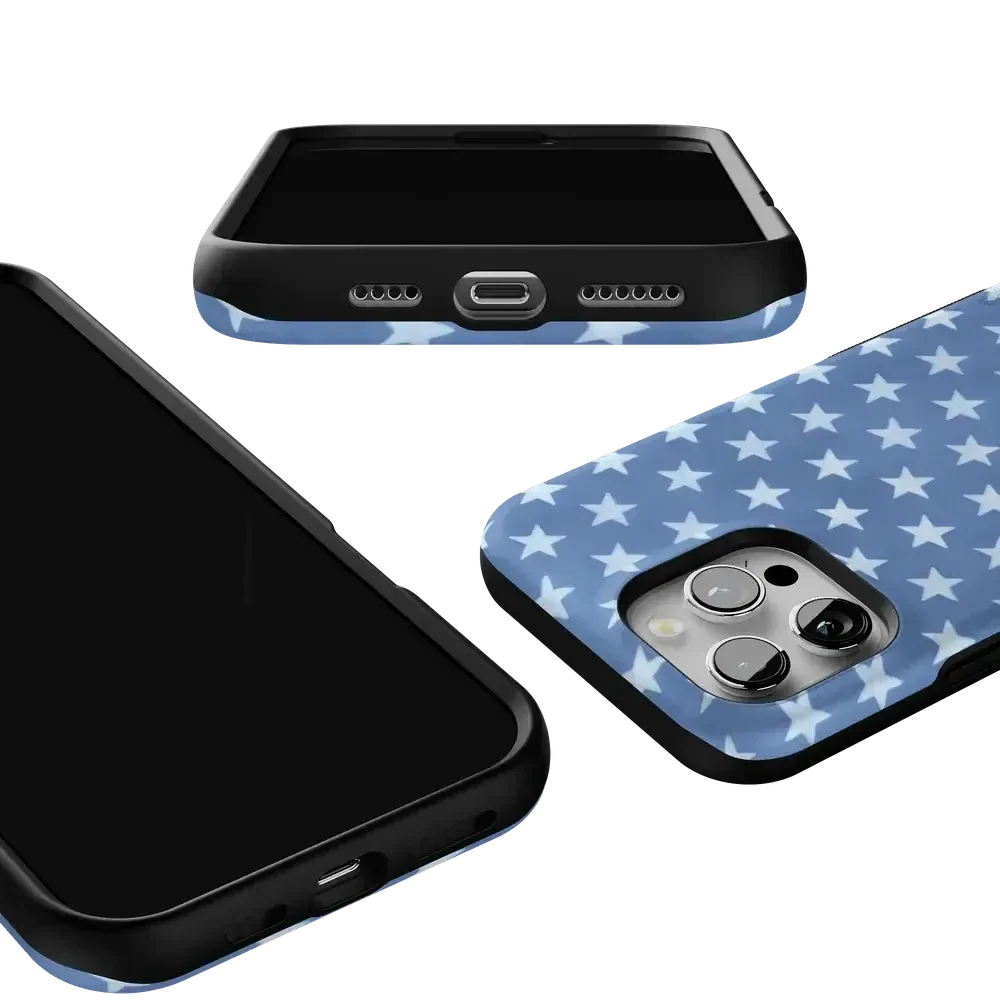Coastal Blues | Denim Stars Case Phone Case Casetry