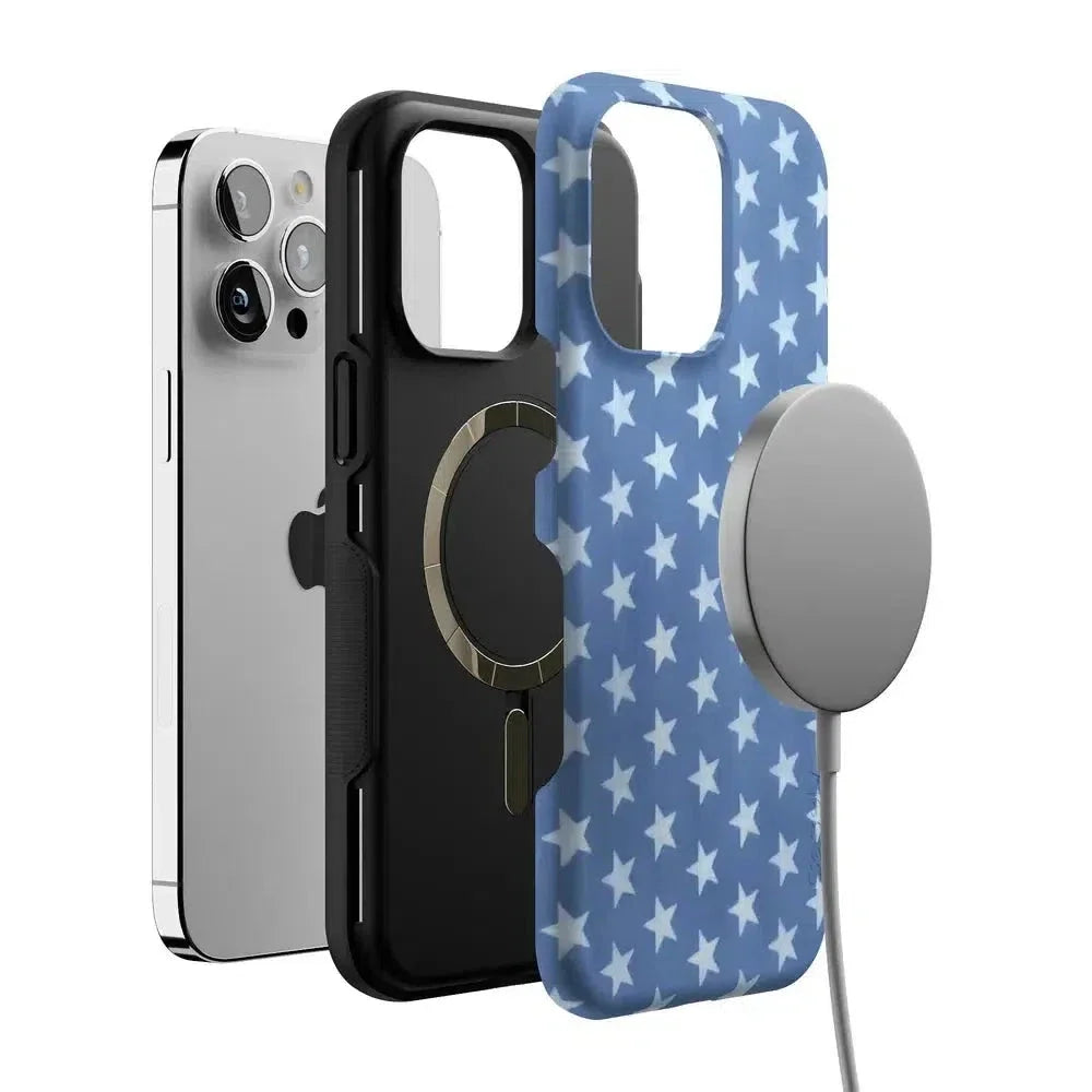 Coastal Blues | Denim Stars Case Phone Case Casetry