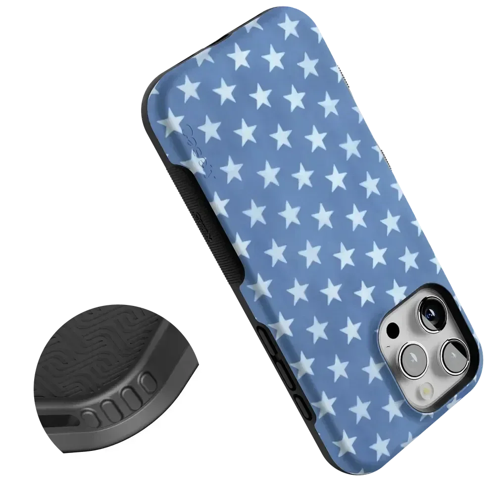 Coastal Blues | Denim Stars Case Phone Case Casetry