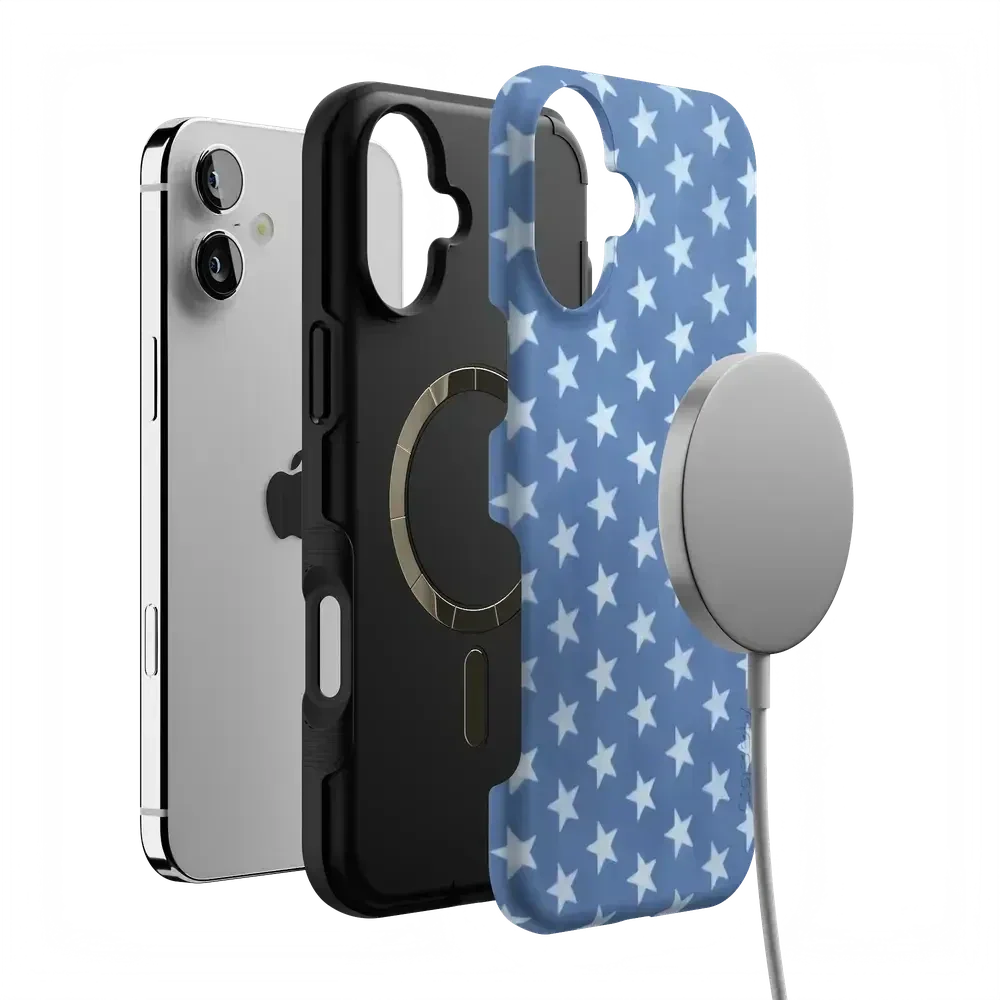 Coastal Blues | Denim Stars Case Phone Case Casetry