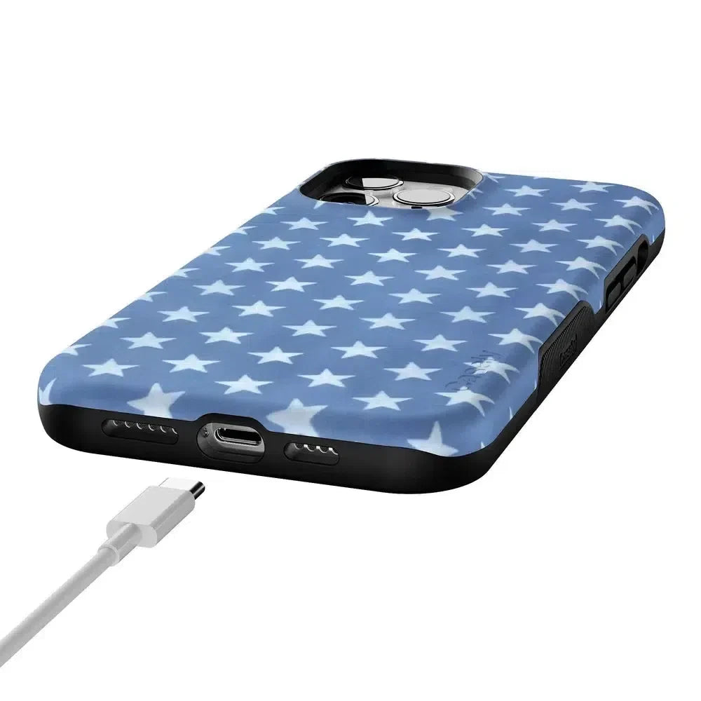 Coastal Blues | Denim Stars Case Phone Case Casetry