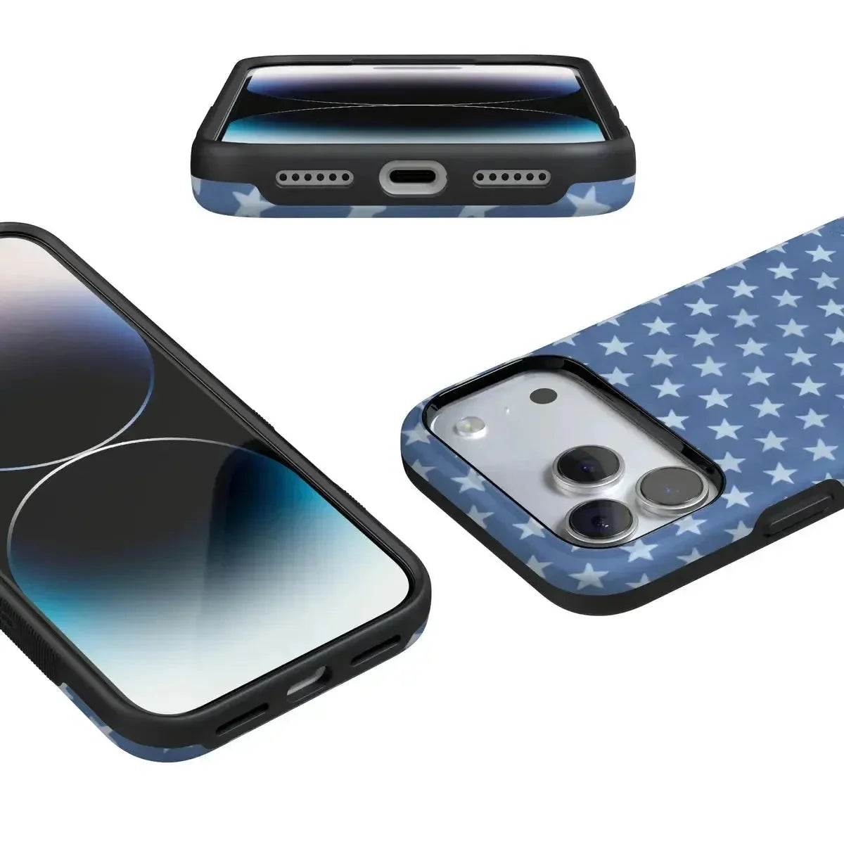 Coastal Blues | Denim Stars Case Phone Case Casetry