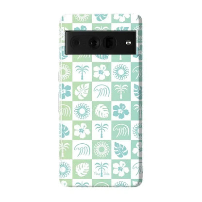 Coastal Checkers | Pura Vida Case iPhone Case get.casely Essential Google Pixel 7 Pro