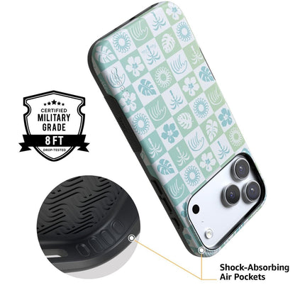 Coastal Checkers | Pura Vida Case iPhone Case get.casely