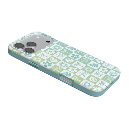 Coastal Checkers | Pura Vida Case iPhone Case get.casely