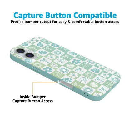 Coastal Checkers | Pura Vida Case iPhone Case get.casely