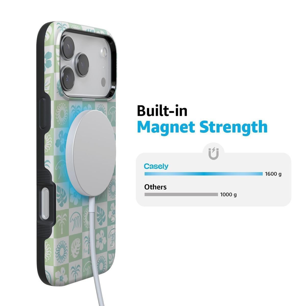 Coastal Checkers | Pura Vida Case iPhone Case get.casely