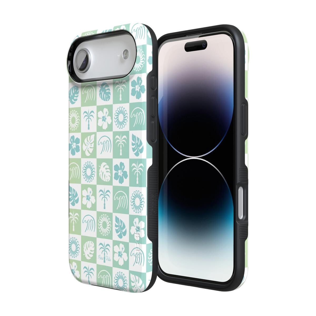 Coastal Checkers | Pura Vida Case iPhone Case get.casely