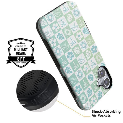 Coastal Checkers | Pura Vida Case iPhone Case get.casely
