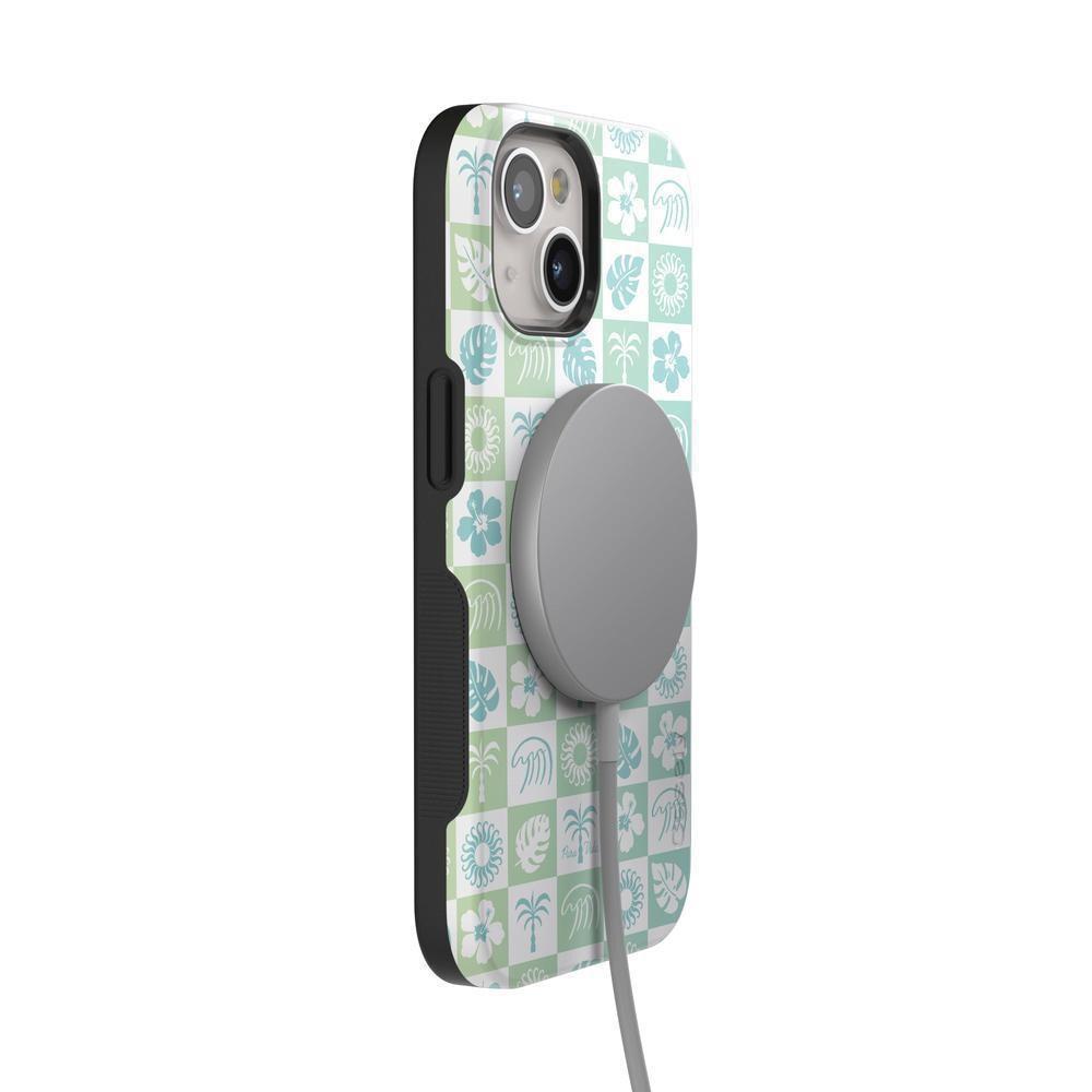 Coastal Checkers | Pura Vida Case iPhone Case get.casely