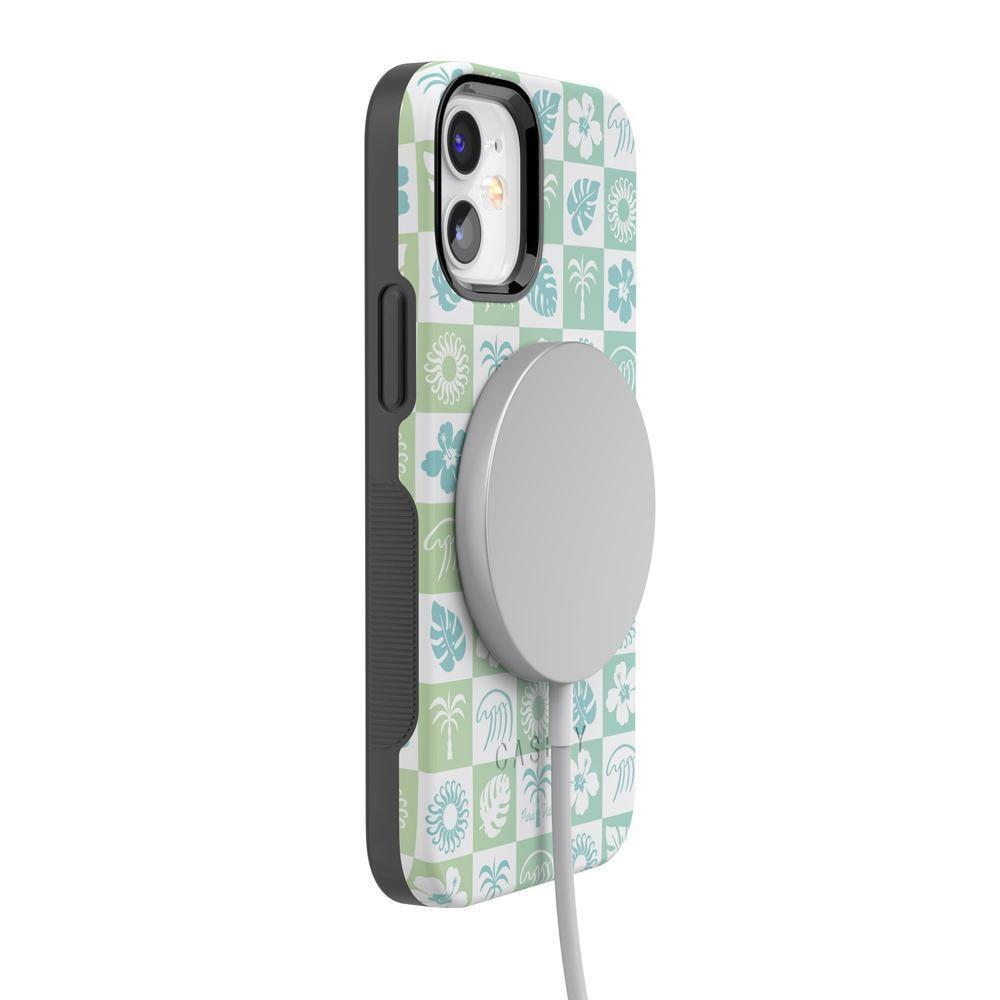 Coastal Checkers | Pura Vida Case iPhone Case get.casely