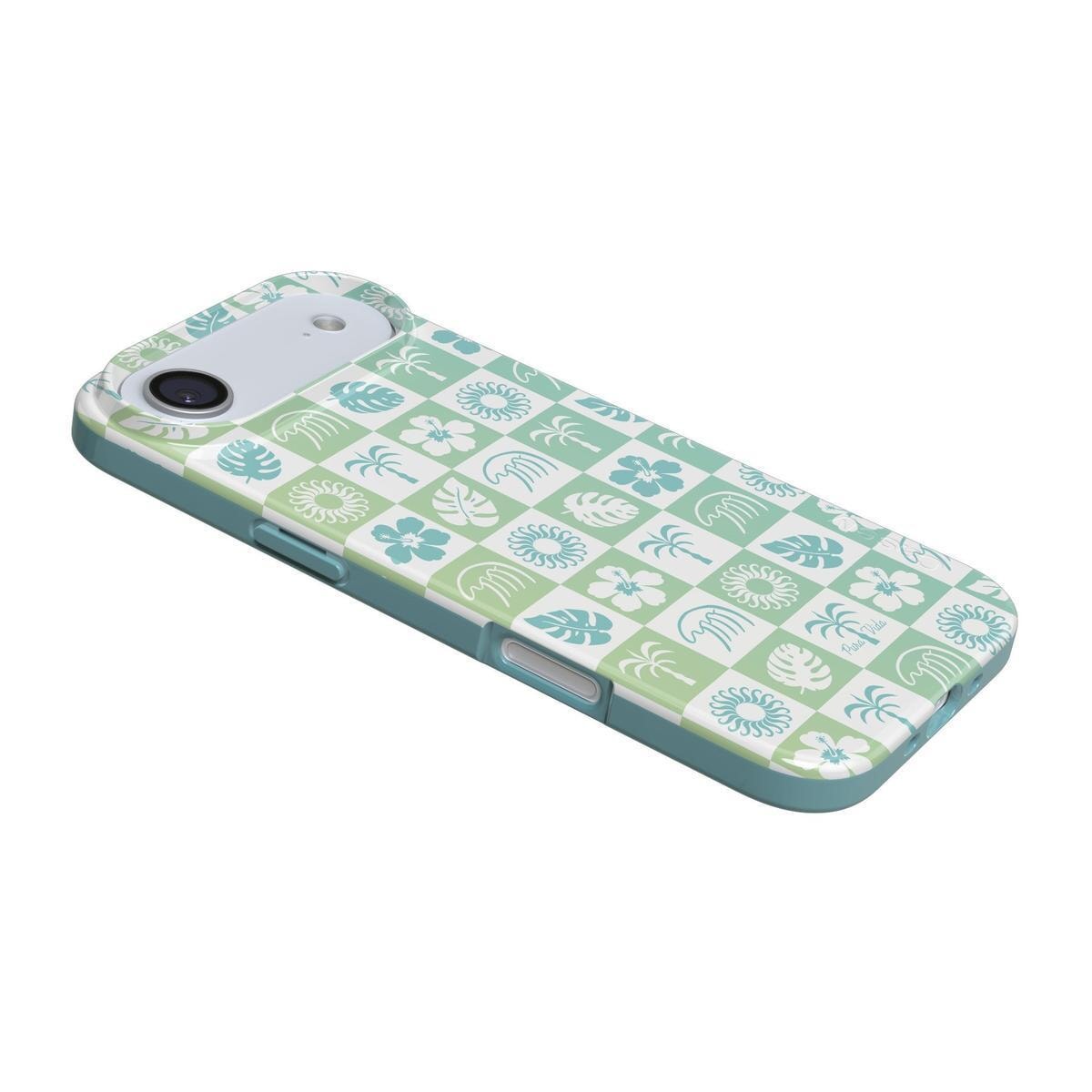 Coastal Checkers | Pura Vida Case iPhone Case get.casely