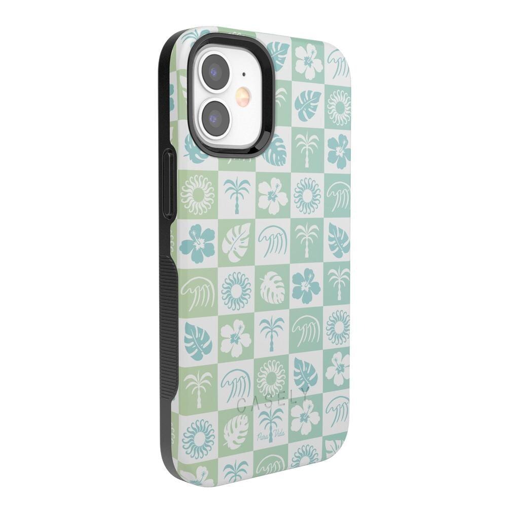 Coastal Checkers | Pura Vida Case iPhone Case get.casely