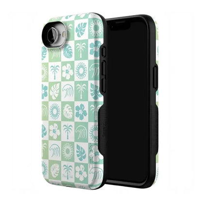 Coastal Checkers | Pura Vida Case iPhone Case get.casely