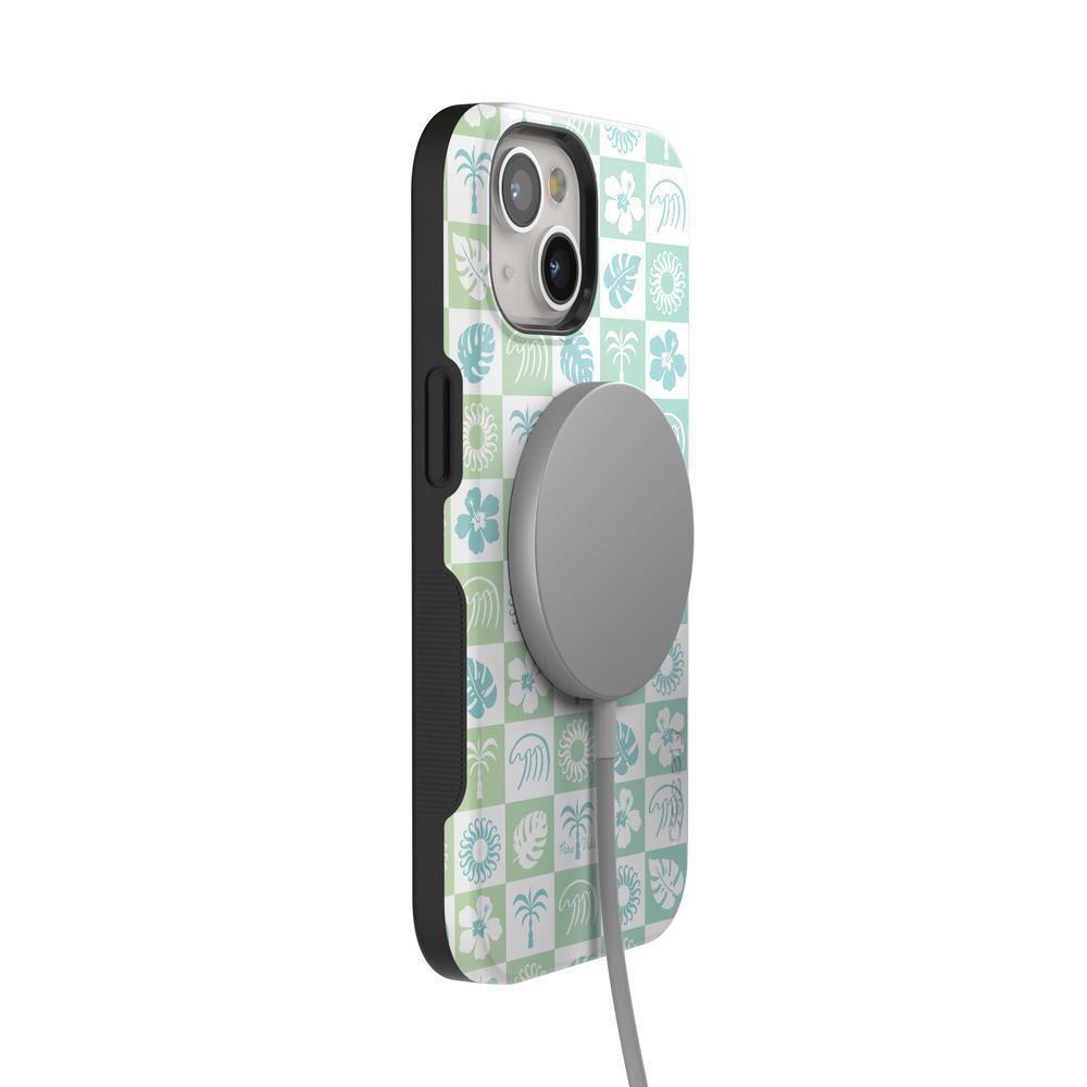 Coastal Checkers | Pura Vida Case iPhone Case get.casely