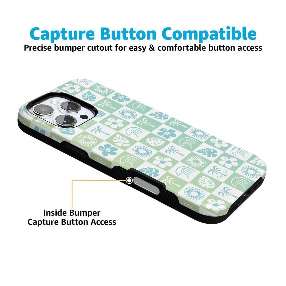 Coastal Checkers | Pura Vida Case iPhone Case get.casely