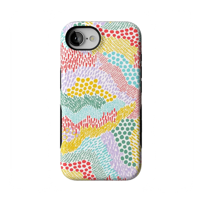 Color Me Happy | Pattern Colorblock Case iPhone Case get.casely Bold Flex + MagSafe® iPhone 17 Air