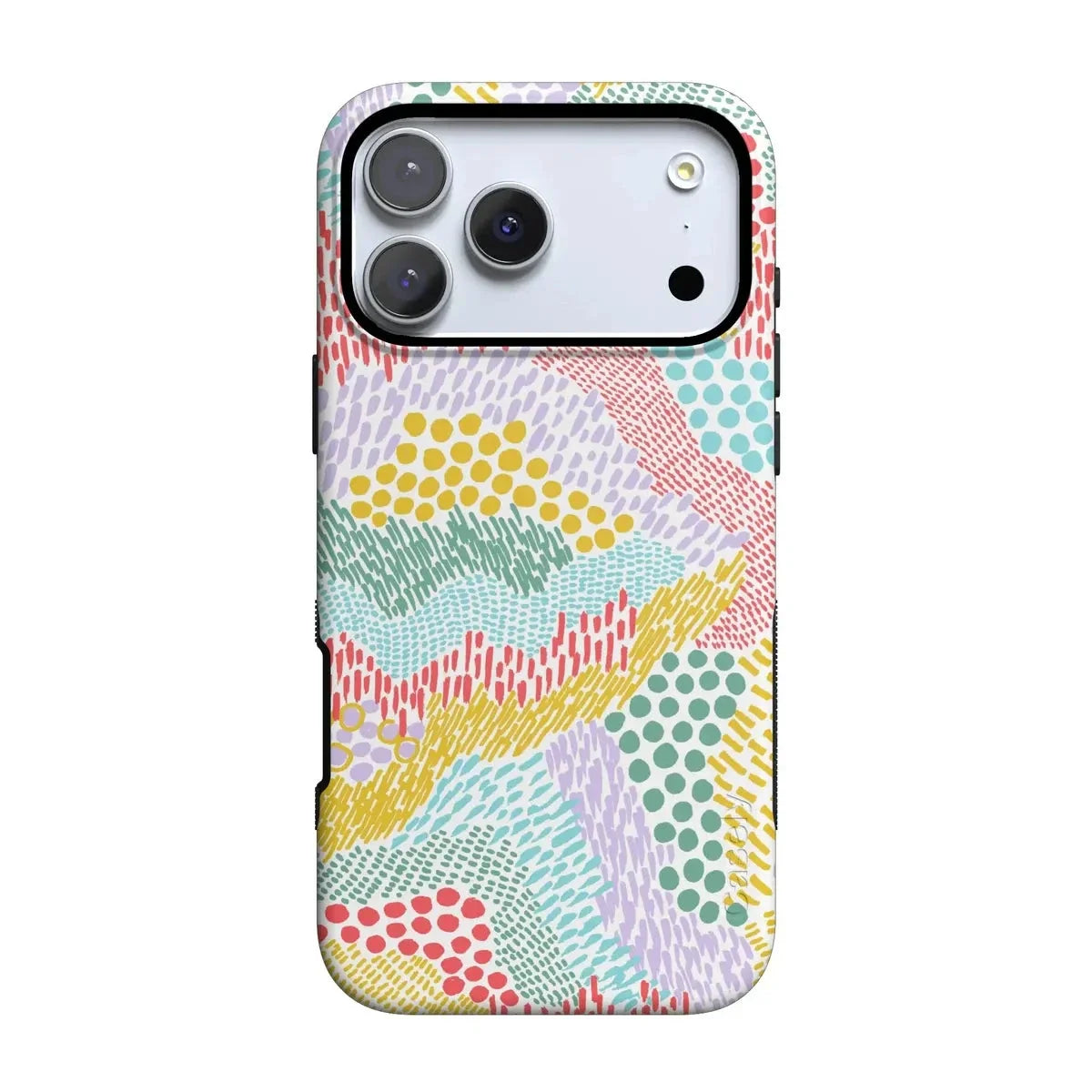 Color Me Happy | Pattern Colorblock Case iPhone Case get.casely Bold Flex + MagSafe® iPhone 17 Pro Max